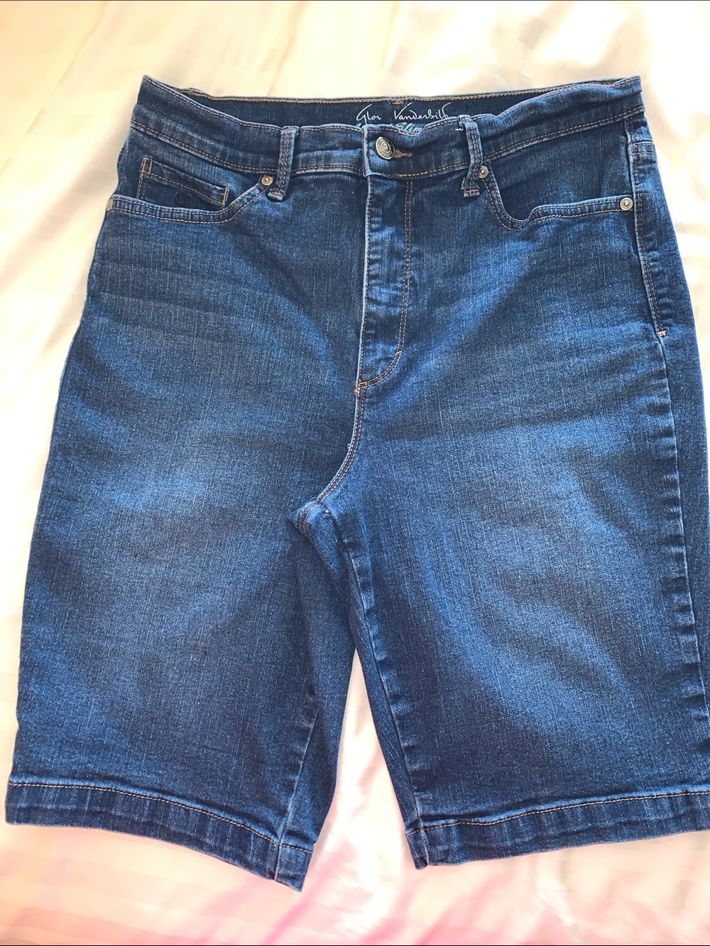 Gloria Vanderbilt Amanda Bermuda Jean Shorts - 10